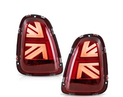 VOLL LED Lightbar Union Jack Design Rückleuchten für Mini Cooper R56/R57/R58/R59 11