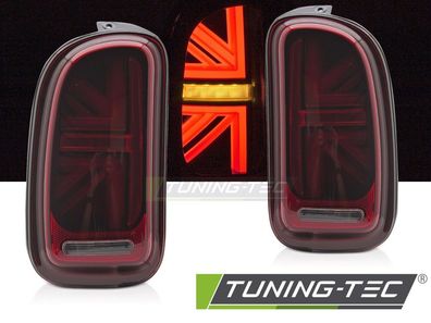 VOLL LED Lightbar Union Jack Design Rückleuchten Set für Mini Clubman R55 07-14 rot