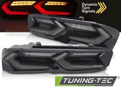 VOLL LED Upgrade Design Rückleuchten Set für Chevrolet Camaro 19-23 schwarz/rauch m