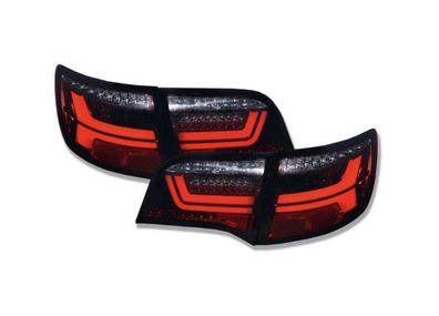 VOLL-LED Lightbar Design Rückleuchten für Audi A6 4F Avant (C6) 04-11 rot/rauch dyn