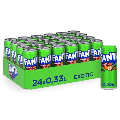 Fanta Exotic 24x 0,33l Dose Original incl. EInweg-Pfand 6€