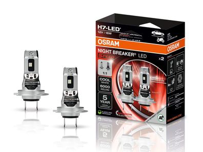 OSRAM Night Breaker H7 LED SPEED 12V 16W 6000K Straßenzulassung 64210DWNBSP-2H
