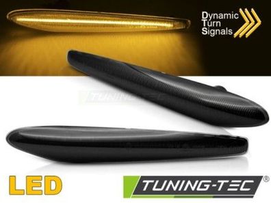 Upgrade LED Seitenblinker für Alfa Romeo Brera, 159, Spider 05-11 Schwarz dynamisch