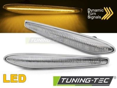 Upgrade LED Seitenblinker für Alfa Romeo Brera, 159, Spider 05-11 Weiß dynamisch