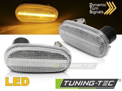 Upgrade LED Seitenblinker für Alfa Romeo Mito 00-04 Weiß dynamisch