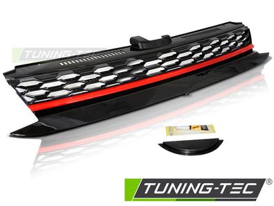 Upgrade Sportgrill / Kühlergrill für Volkswagen Golf 7 (VII) Facelift 17-20 schwarz