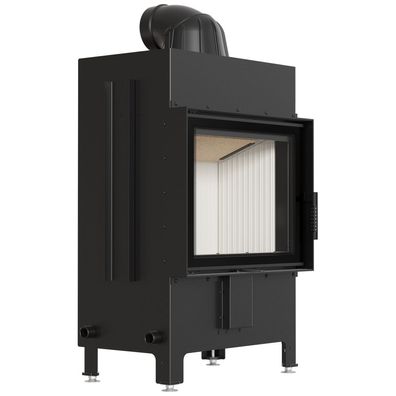 Kamineinsatz aus Stahl KRATKI LUCY 12 kW Ø 200