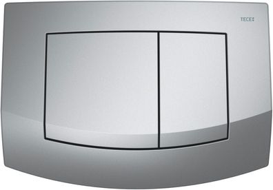 TECEambia WC-Betätigungsplatte für Zweimengentechnik chrom matt