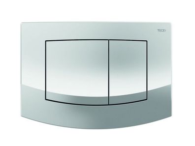 TECEambia WC-Betätigungsplatte für Zweimengentechnik chrom glänzend