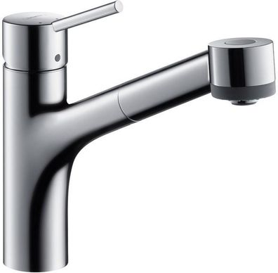 Hansgrohe TALIS S Spültisch-Hebelmischer mit ausziehbarer Handbrause, verchromt
