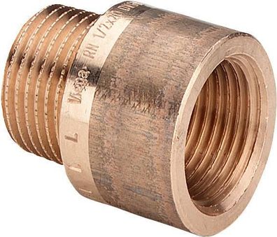 Viega Hahnverlängerung Rotguss, 3/4", 25 mm