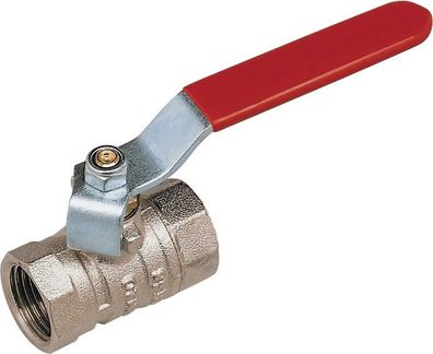 Kugelhahn 3/8" roter Stahlblechhebel Puteus