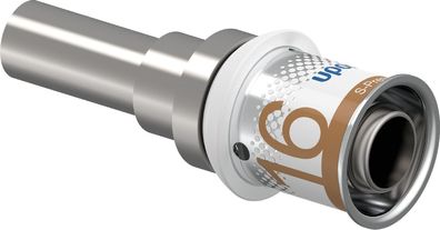 Uponor Übergang auf Kupfer S-Press PLUS aus Messing, verzinnt 20x22mm