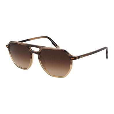 Ermenegildo Zegna Sonnenbrille EZ0212 48F 55 Herren Braun