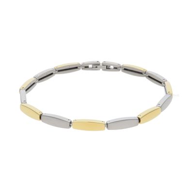 Boccia Armband 03063-02 Titan, Gold plattiert, 22,5 cm