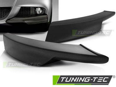 Upgrade Frontspoiler Flaps / Splitter für BMW 3er E90 / E91 LCI 09-11 schwarz matt
