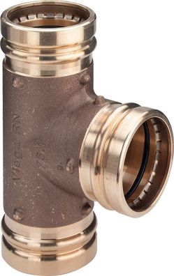 Viega T-Stück Profi-/Sanpress XL Rotguss mit SC-Contur 76,1x54x76,1mm