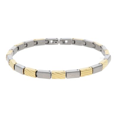 Boccia Armband Bicolor 03062-02 Titan, gold plattiert