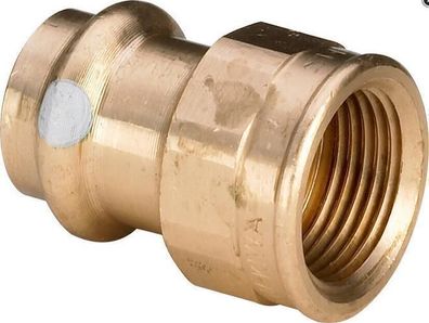 Viega Übergangsstück Profipress S Rotguss, mit Innengewinde 15mmx1/2