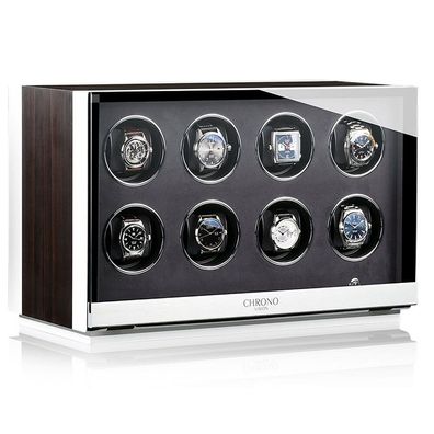 Chronovision - 70050-153.18.12 - Uhrenbeweger - für 8 Uhren - weiß-ebony seidenmatt