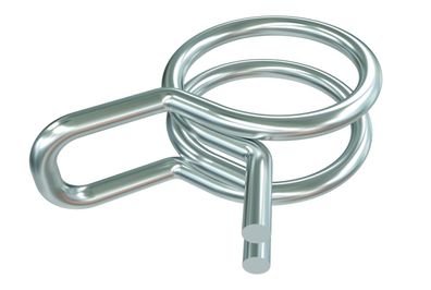 Sauermann Doppeldrahtklemme für Gewebeschlauch Ø 10 mm (3/8'') - Set mit 25 Stk