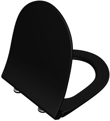Vitra L300 Black WC-Sitz slim, softclose