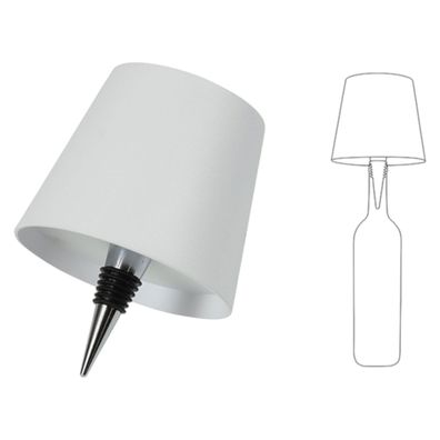 Countryfield LED Lampenschirm Korken weiß USB Touch 48 LEDs