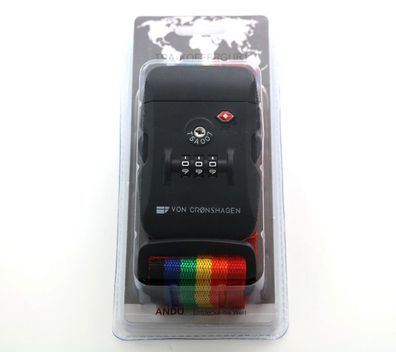 Von Cronshagen ANDO TSA-Koffergurt Rainbow