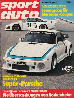 sport auto 5 / 1979 - Zender-Porsche, Capri, Alfasud, Toyota, Vans