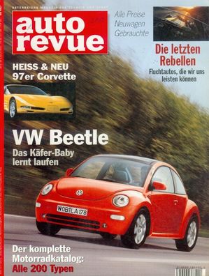 Auto Revue 2 / 1997 - VW Beetle, Corvette, Motorradkatalog, Jaguar