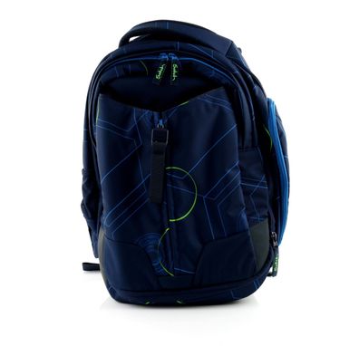 Satch Match Schulrucksack Blue Tech
