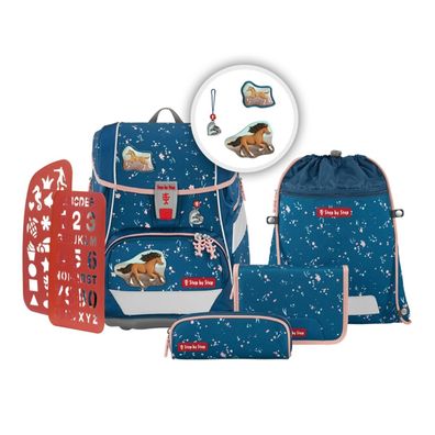 Step by Step 2in1 Plus Schulrucksack-Set 6tlg. Wild Horse Ronja