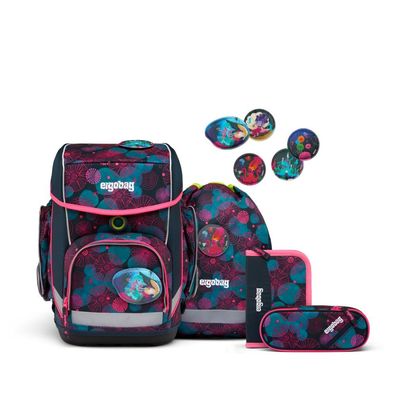 ergobag Cubo 5tlg.-Schulranzen-Set KorallBär