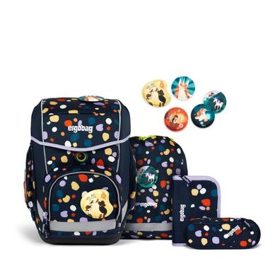 ergobag Cubo Schulranzen-Set 5tlg. Bärnsteinhöhle
