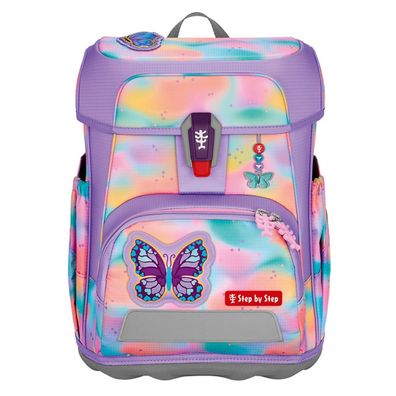Step by Step Schulranzen-Set CLOUD FLASH Butterfly Luna