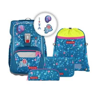 Step by Step Giant Schulrucksack-Set 5 tlg. Mermaid Lola