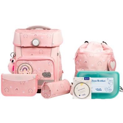 SCHOOL-MOOD Champion Pro Schulranzen-Set 7-tlg. Rainbow