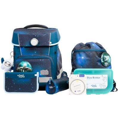 SCHOOL-MOOD Champion Maxx Pro Schulranzen-Set 7-tlg. Moritz Weltall