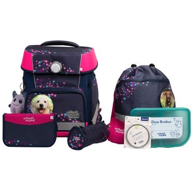 SCHOOL-MOOD Champion Maxx Pro Schulranzen-Set 7-tlg. Leni Hund