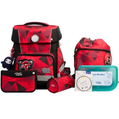 SCHOOL-MOOD Champion Maxx Pro Schulranzen-Set 7-tlg. Kai Ninja