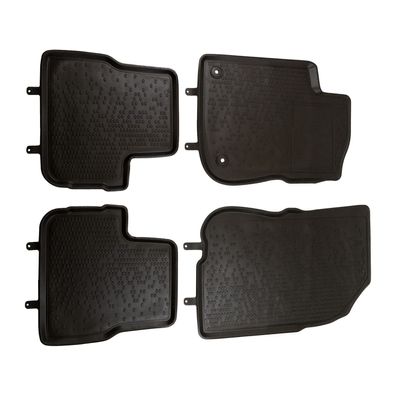 Original Peugeot Fußmattensatz 4 teilig Gummi Schwarz PSA 1606632280
