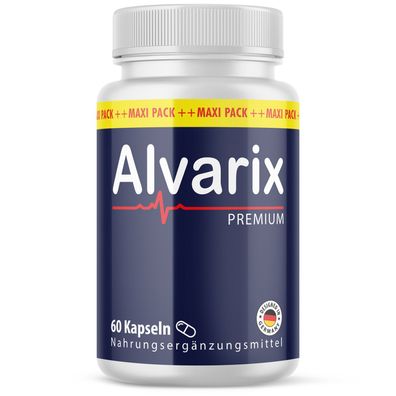Alvarix Premium Kapseln | Ideal für Ihr Wohlbefinden | Einfache Anwendung | 60 Kapsel