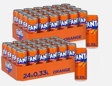 Fanta Orange 2 x 24 x 0,33 l (inkl. Pfand)