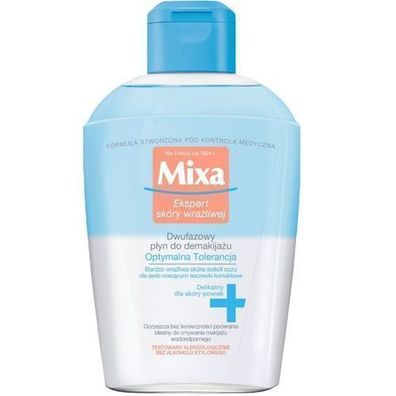 Mixa Zweiphasen-Make-up-Entferner fuer empfindliche Haut, 125 ml