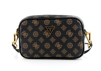 GUESS Torino Crossbody Dark Brown / Ochre