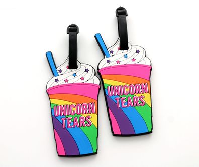 Von Cronshagen ANDO 2x Kofferanhänger Becher Unicorn Tears