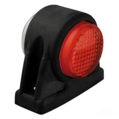 Umrissleuchte 12/24V rot/weiß 101x82mm LED im Blister