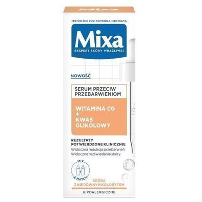 Mixa Aufhellendes Serum mit Vitamin C und Glycolsaeure, 30 ml