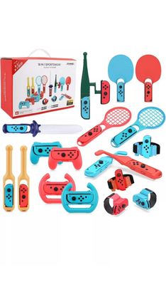 18 in 1 Family Sports Zubehör, Bundle, Set für Nintendo Switch