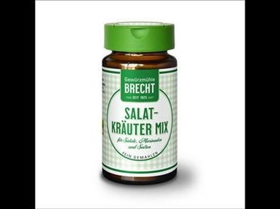 Gewürzmühle Brecht 3x Salat Kräuter Mix - fein gemahlen - Glas 30g